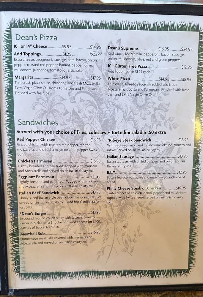 Dean's Place Menu image 3